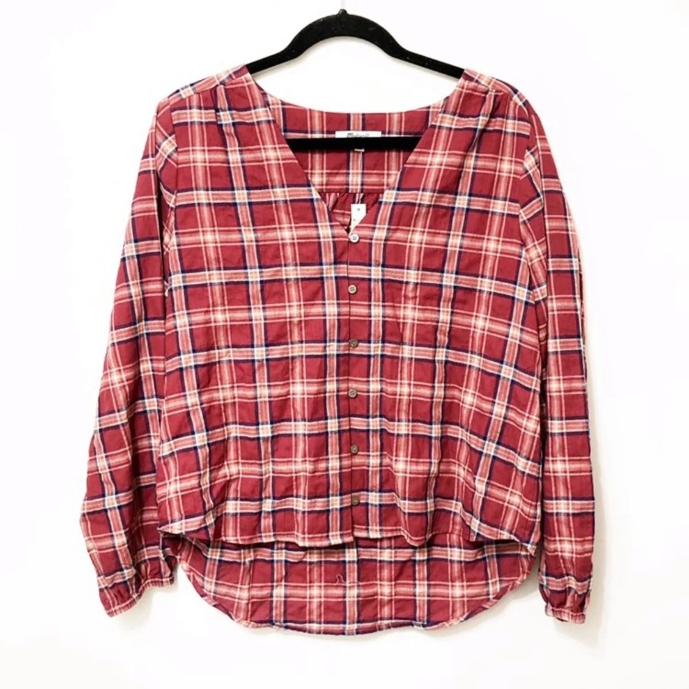 Madewell | Plaid Button Down Top